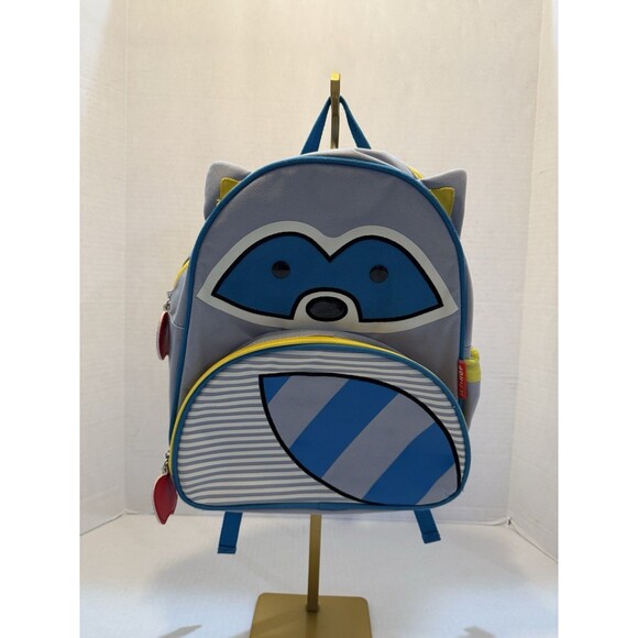 Skip Hop Zoo Skip Hop Kids Lunch Bag Raccoon Backpack Adjustable Straps Clean - Picture 1 of 16